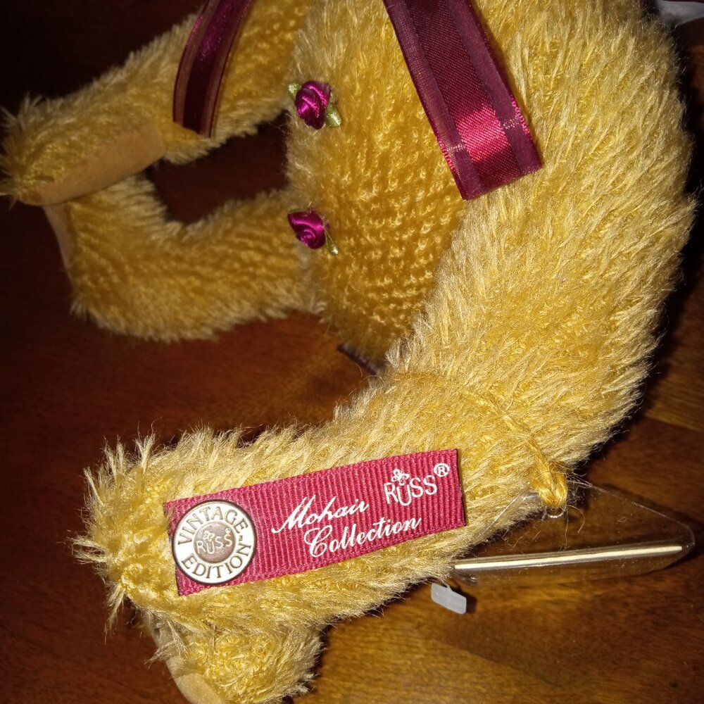 Russ Mohair Bear - Picture 3 of 11